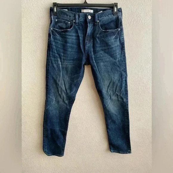 💥PACSUN Mens Slim Taper Vintage Jeans 29 - Picture 2 of 11
